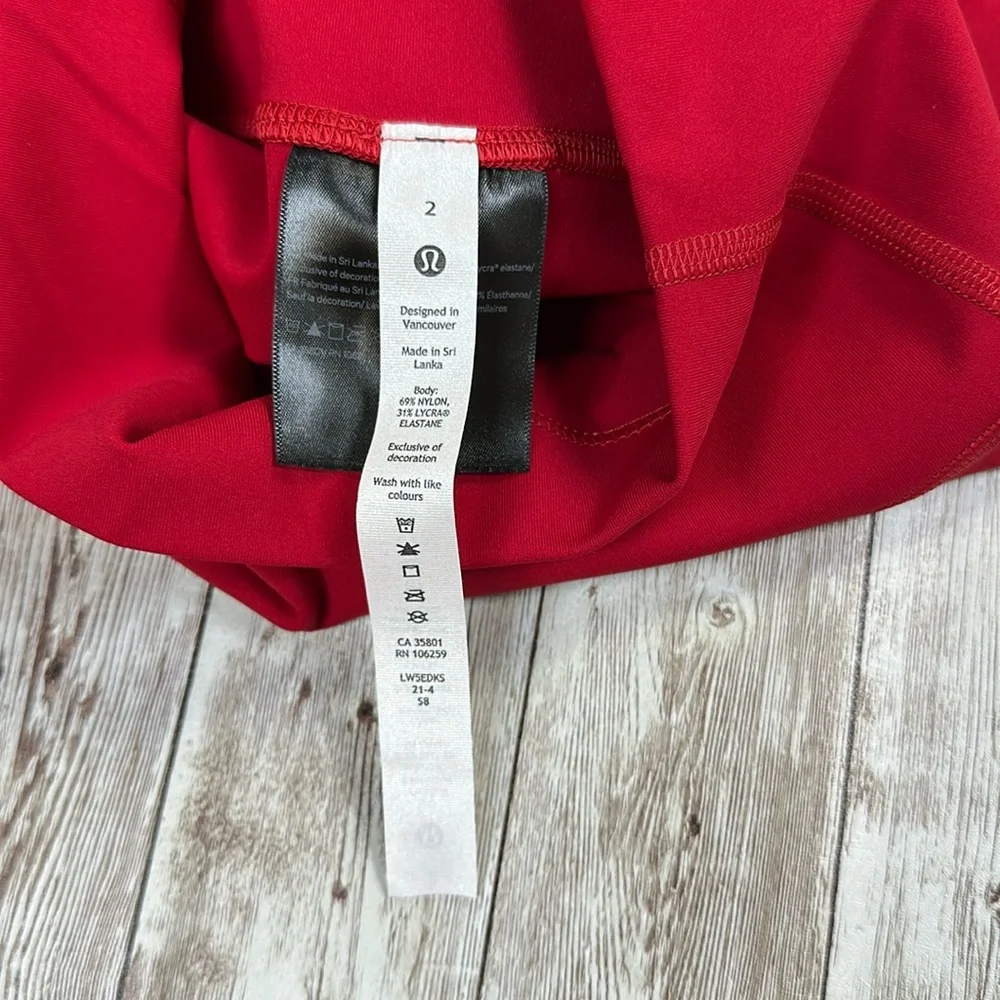 Lululemon Wunder Under Leggings sz 2 Lunar New Year Ltd Edition High-R 25”